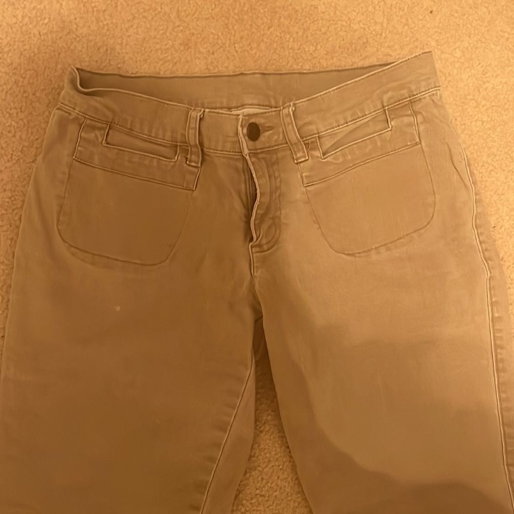 𝅺wish Tan Cropped Jeans. Size S - Picture 3 of 10